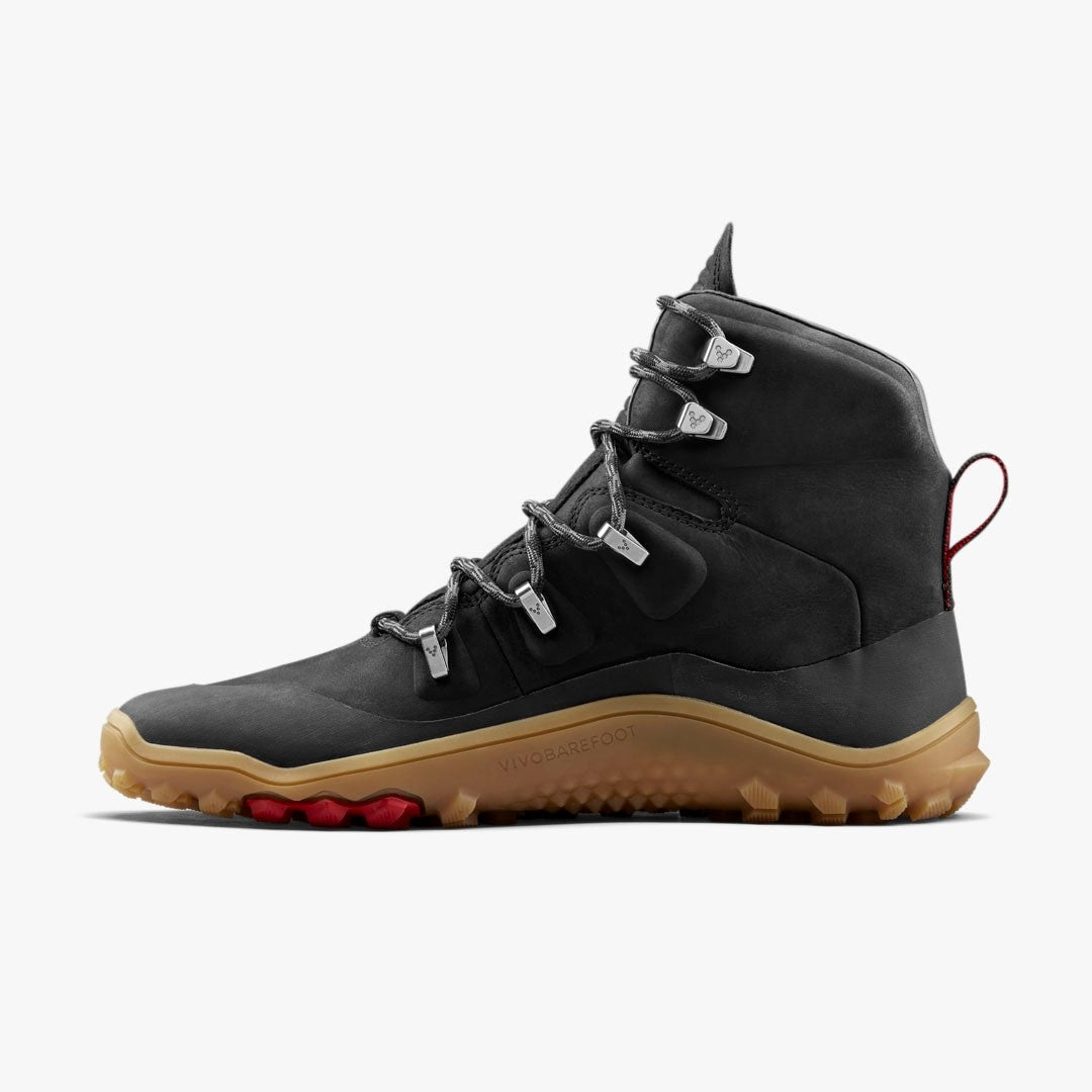 TRACKER LEATHER AT MENS OBSIDIAN - Vivobarefoot