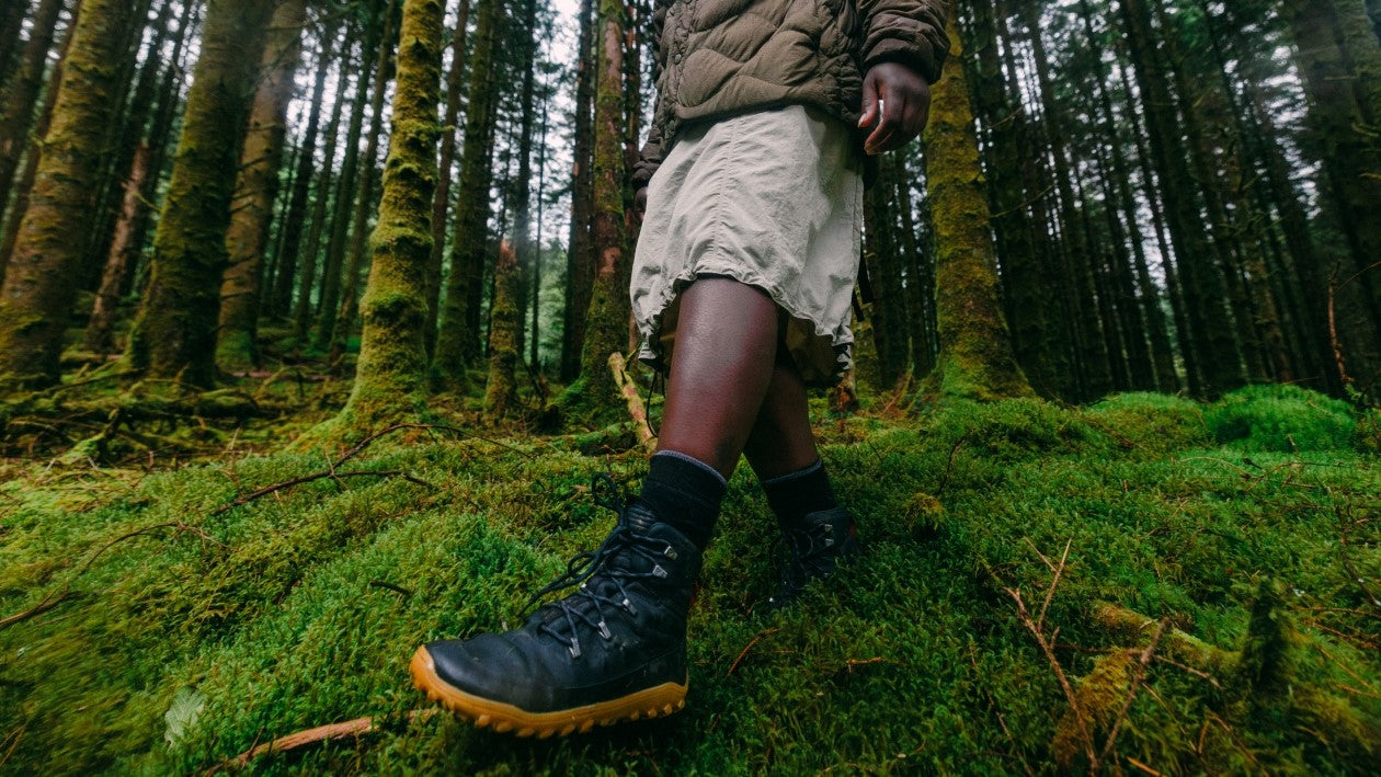 TRACKER LEATHER AT MENS OBSIDIAN - Vivobarefoot