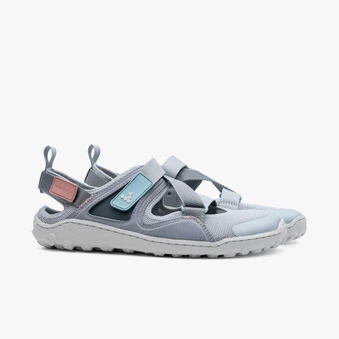 Tracker Sandal Womens Charcoal/Gum - Vivobarefoot