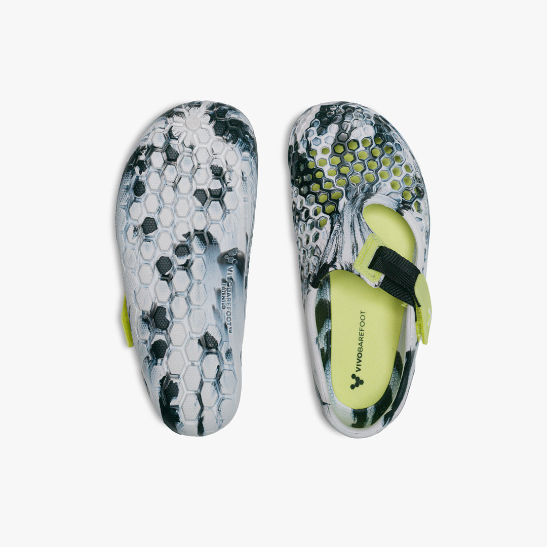 ULTRA BLOOM KIDS FOOTWEAR OBSIDIAN WHITE - Vivobarefoot