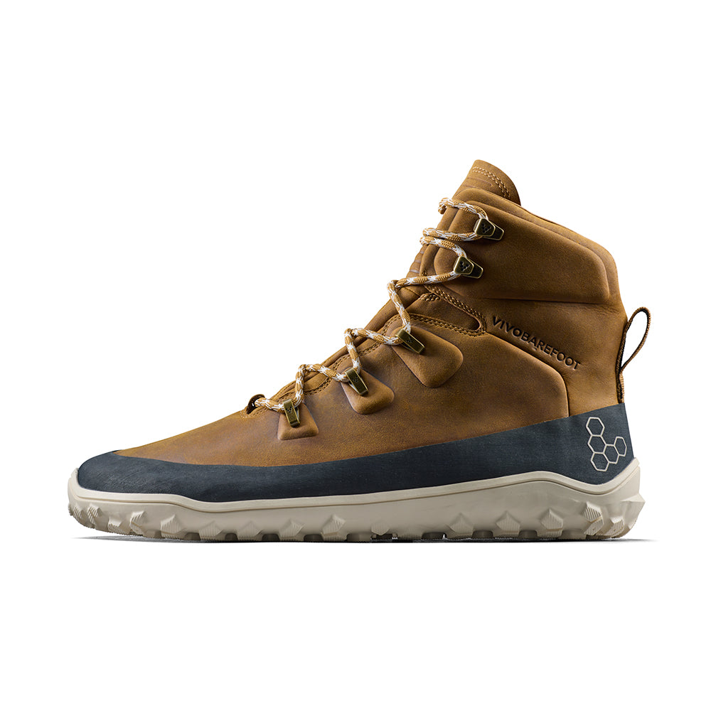 TRACKER LEATHER AT MENS ACORN - Vivobarefoot