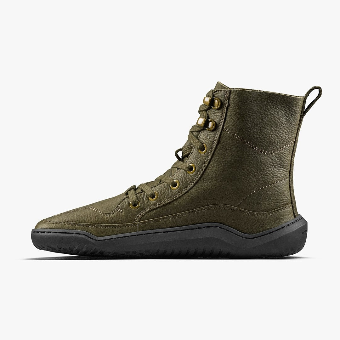 GOBI BOOT WOMENS DARK OLIVE - Vivobarefoot